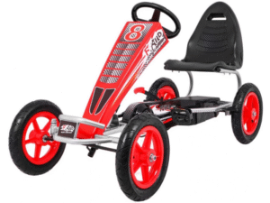 Kart cu pedale pentru copii FULL Ahead AIR (F8-1) Rosu - Autokids.ro