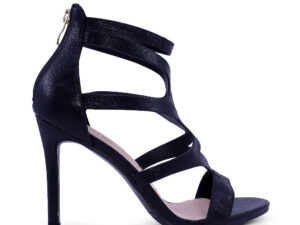 Sandale femei Solo Donna negre cu toc înalt 1167DS1190N