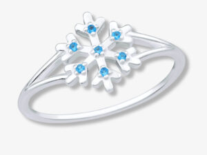 Inel din Argint Icy SnowFlake 49