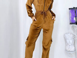 cu snur in talie si buzunare oversize