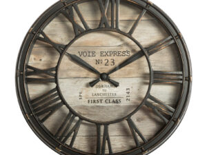 Ceas de perete Robin  bronz antic pp D21x5cm