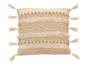 Pernuta decorativa Labrinth Boho  Bej 45x45x2.5 cm