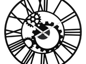 Ceas de perete Grana  metal neagra 60x3x60cm