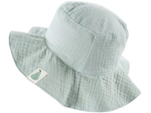Palarie din muselina -  Verde Pal - pentru fetite si baieti - - Verde - Verde