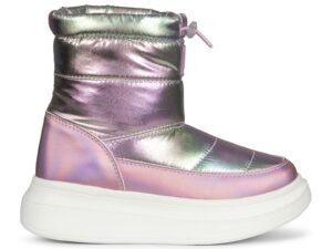 Ghete de zapada cu aspect holografic Sasi - Roz/Argintiu