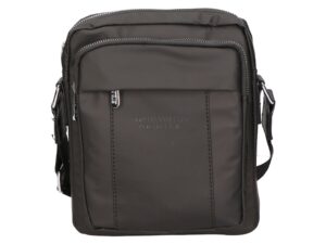 Geanta crossbody cu logo - Negru