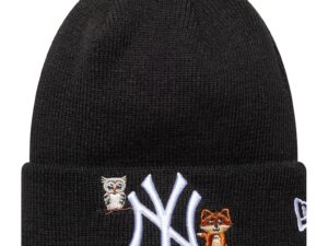 Caciula cu logo New York Yankees Tod Icon - Negru/Alb murdar