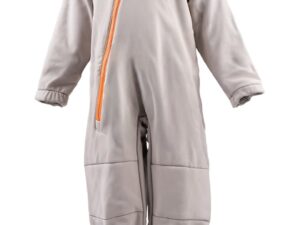 Salopeta impermeabila cu gluga Softshell - Gri deschis