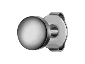 Cercel cu tija - 1 piesa - Gri