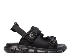 Sandale bărbați Benvenuti negre din piele 3857BS459N