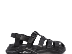 Sandale bărbați Benvenuti negre din piele 3857BS460N