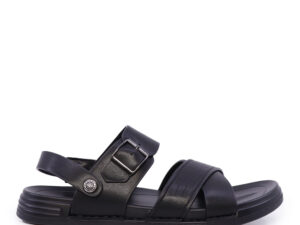 Sandale bărbați Benvenuti negre din piele 3859BS653N