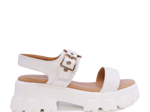 Sandale chunky femei Solo Donna albe din sintetic 2547DS8049CA