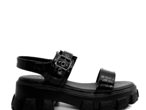 Sandale chunky femei Solo Donna negre din sintetic 2547DS8049CN