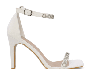 Sandale femei Solo Donna albe cu elemente decorative 1167DS3420A