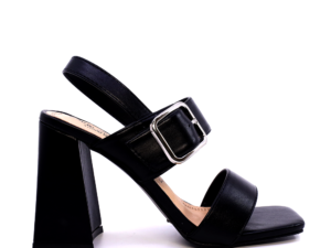 Sandale femei Solo Donna negre cu toc înalt 2547DS8531N