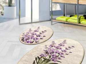Set Covor de baie 2 bucati Lavanda
