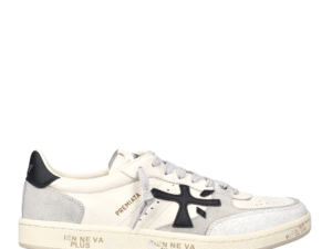 Sneakers bărbați Premiata BSKT Clay albi din piele naturală 1699BP7262A