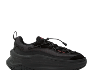 Sneakers bărbați Moon Boot Moon 247 X Lace negri din piele 2880BP2490100N