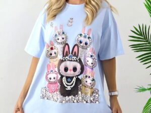 Tricou dama cu print La BuBu