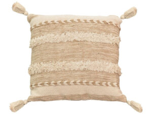 Pernuta decorativa Rozi Boho  Bej 45x45x2.5 cm