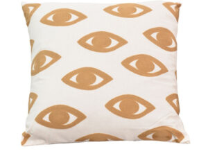 Pernuta decorativa Eyes Boho  Natural 60x60x2.5 cm