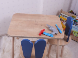Set masa si scaun pentru copii Furniture Bunny One 30x25