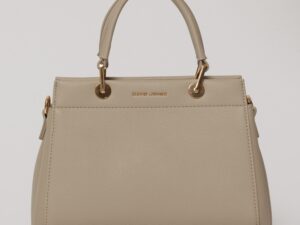 Geanta gri deschis design structurat