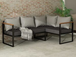 Canapea de colț de grădină