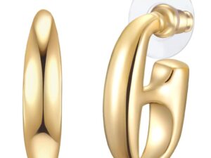 Cercei placati cu aur de 14K - Auriu/Galben