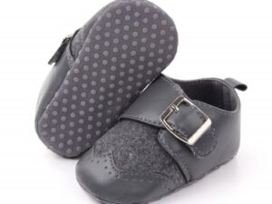 Pantofi  Cu Catarama - Elegant - Piele ecologica - Baieti - Gri - Gri
