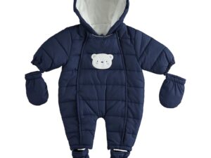 Combinezon iarna pentru bebe baiat - Sarabanda - 3.5685PV24 - Albastru inchis - Albastru inchis