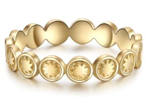 Inel placat cu aur de 14K 32009