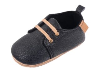 Pantofi  Cu Sireturi - Elegant - Piele ecologica - Baieti - Negru