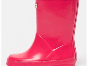 Cizme de ploaie cu aspect lucios Classic - Fucsia