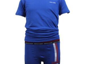 Set tricou si boxeri baieti  Albastru deschis