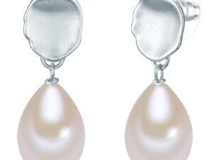 Cercei cu perle shell - Argintiu