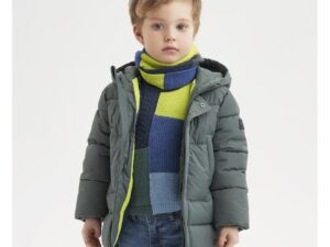 Geaca de iarna cu gluga pentru baieti - 0.7183 - Verde