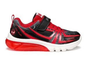 Pantofi sport cu velcro Light-Up Marvel - Rosu/Negru stins/Alb murdar