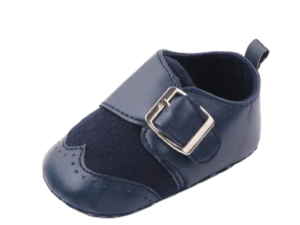 Pantofi Eleganti  Cu Catarama - Piele ecologica/ Piele Intoarsa - Baieti - Bleumarin
