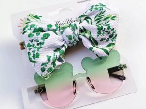 Set bentita si ochelari de soare  Model AL 17361 Mouse - Fete - Multicolor - Multicolor