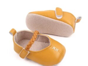 Pantofi  Model AL 13585 - Piele ecologica - Fete - Galben mustar - Galben mustar