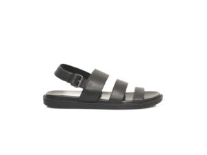 Sandale gladiator de piele - Negru