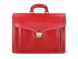 Valiza din piele - Rosu