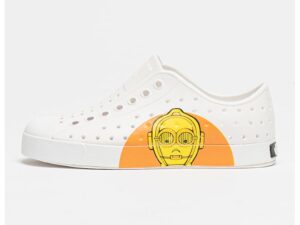 Pantofi sport slip-on cu perforatii Jefferson - Portocaliu/Alb murdar/Albastru