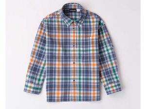 Camasa in carouri cu maneca lunga pentru baiat -