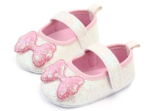 Pantofi  Model AL 14124 sclipitori - Piele ecologica - Fete - Multicolor - Alb