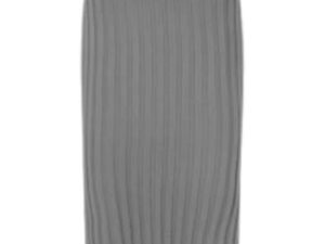 Fusta midi Delicatelove - gri - 100% casmir - pentru femei - set elegant -