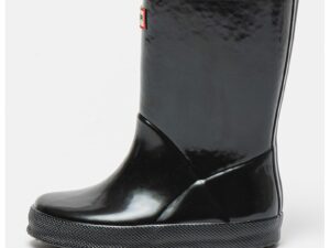 Cizme de ploaie cu aspect lucios Classic - Negru