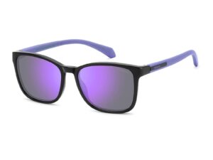 Ochelari de soare patrati polarizati - Negru/Violet